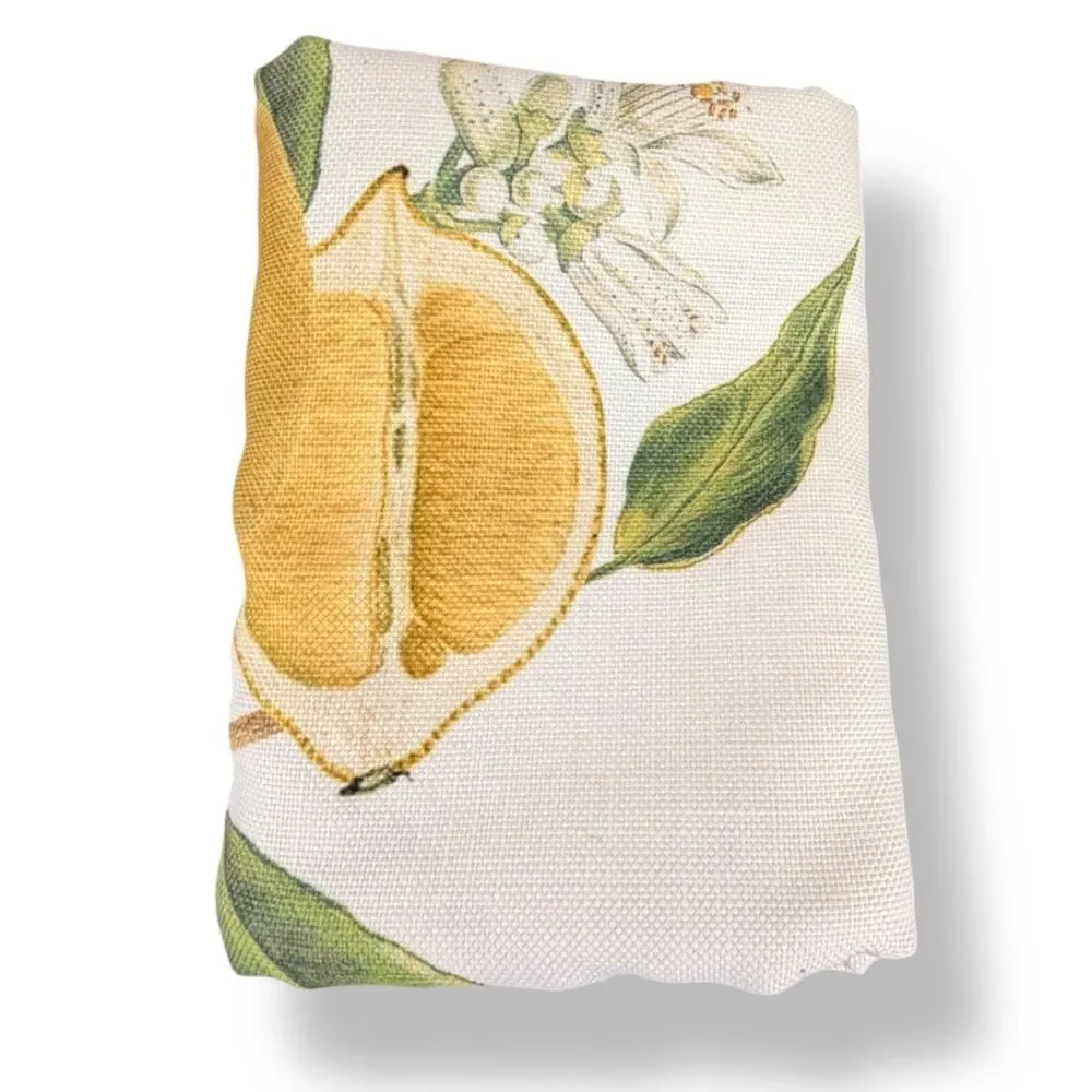 Williams Sonoma Meyer Lemon Botanical Indoor/Outdoor Tailored Pillow Cover
